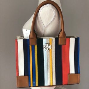 Tory Burch Ella striped tote